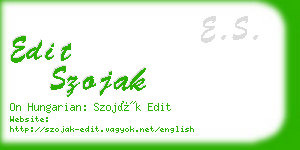 edit szojak business card